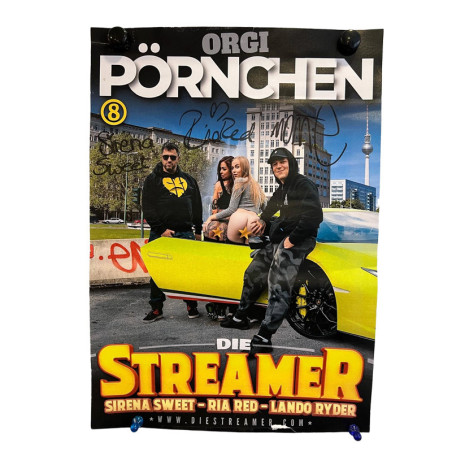 Orgi Poster inkl. 3 Autogramme