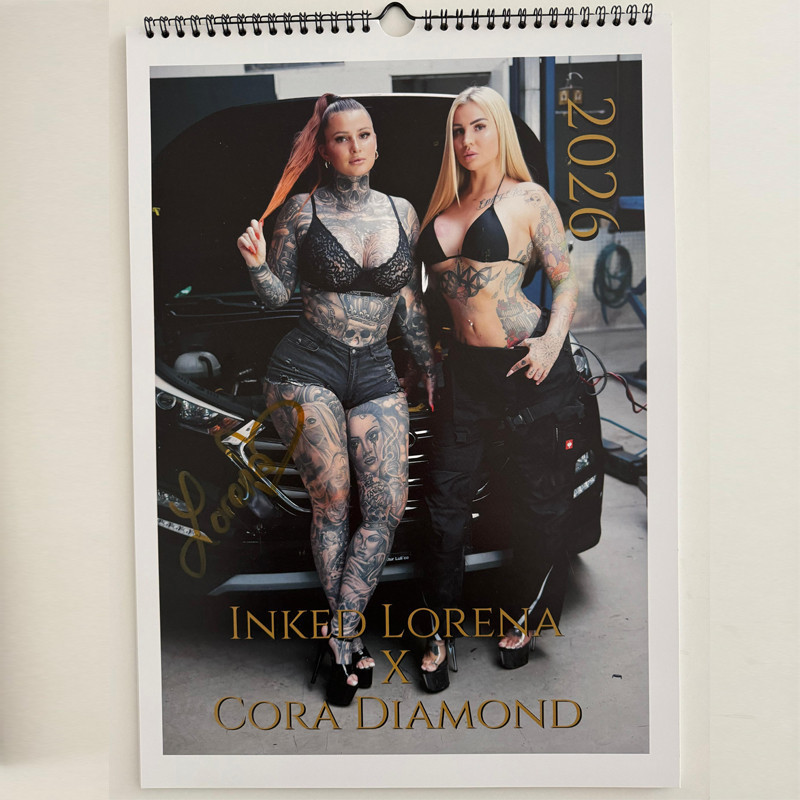 InkedLorena x Cora Diamond Werkstattkalender 2026
