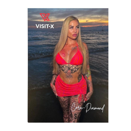 Cora Diamond Autogrammkarte - Beach