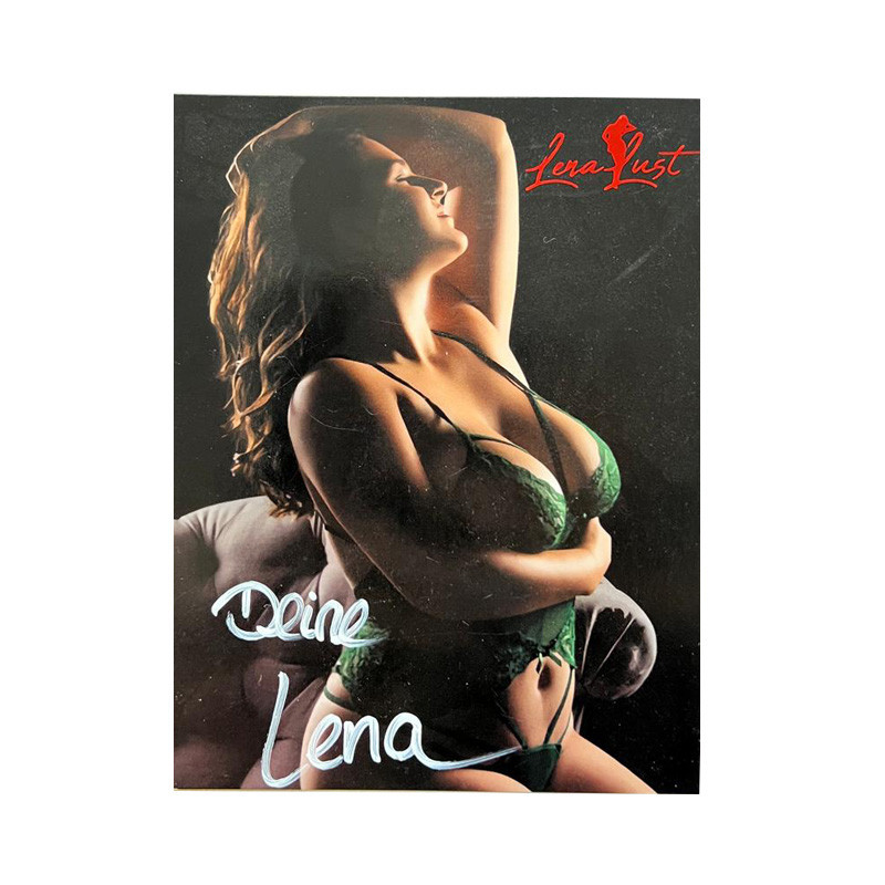 Last Lena Lust Autograph card