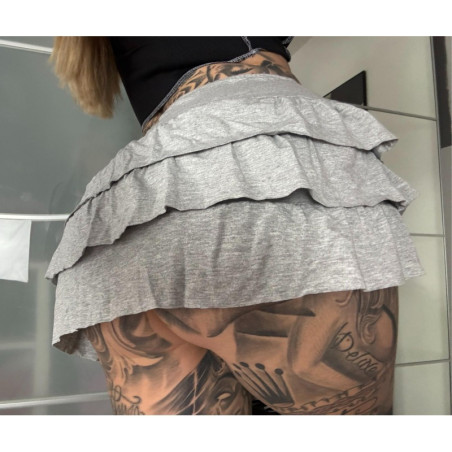 Cora Diamond grauer Minirock