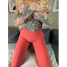 Cora Diamond rote Sportleggings - signiert
