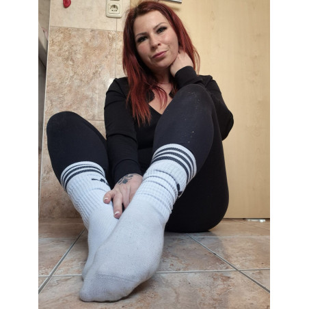 Chrissi69 Weiße Socken