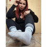 Chrissi69 Weiße Socken
