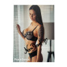 Nora Devot autograph card