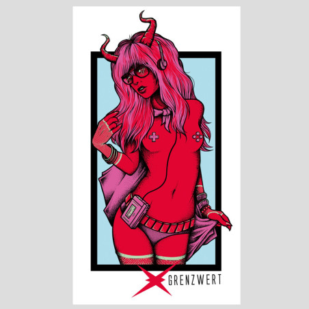 Maria Mia A3 Poster - Devilgirl Limit