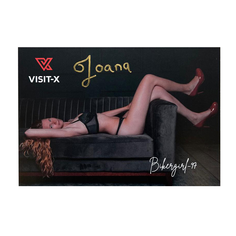 Bikergirl-97 autograph card