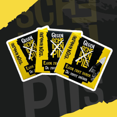 "Gegen Scheidenpils" Kondome - 3er Pack