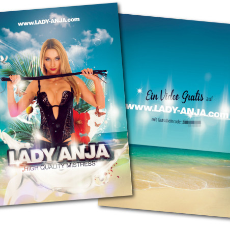 Autogrammkarte Summer Splash - Lady Anja