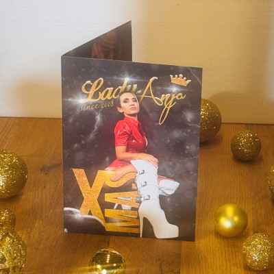 Weihnachtskarte Lady Anja - Lady Anja