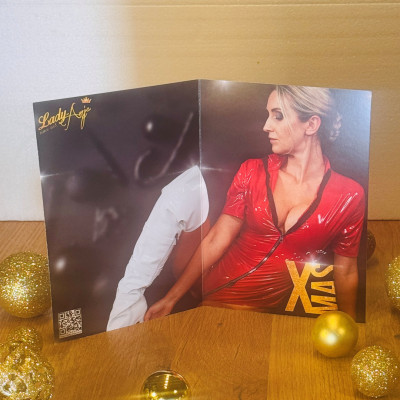 Weihnachtskarte Lady Anja - Lady Anja