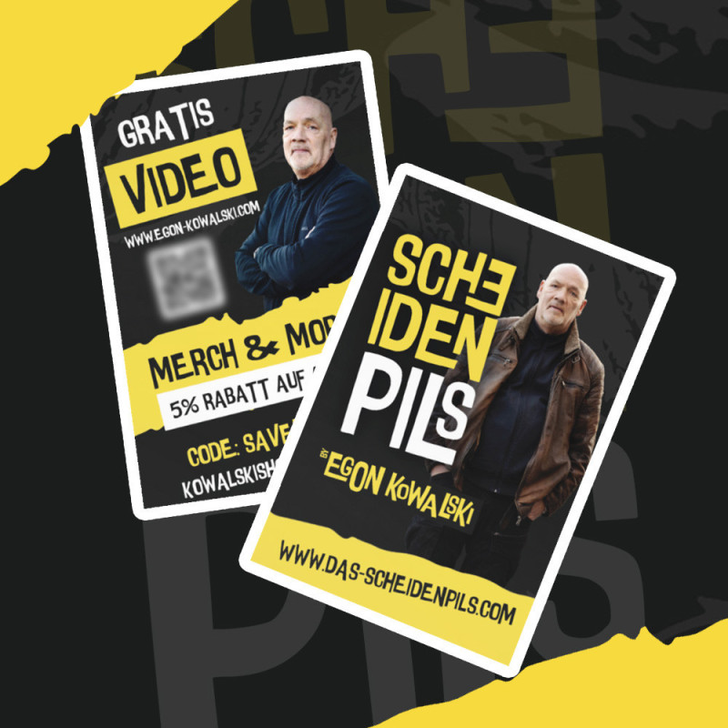 ScheidenPils Autograph Card - Egon Kowalski