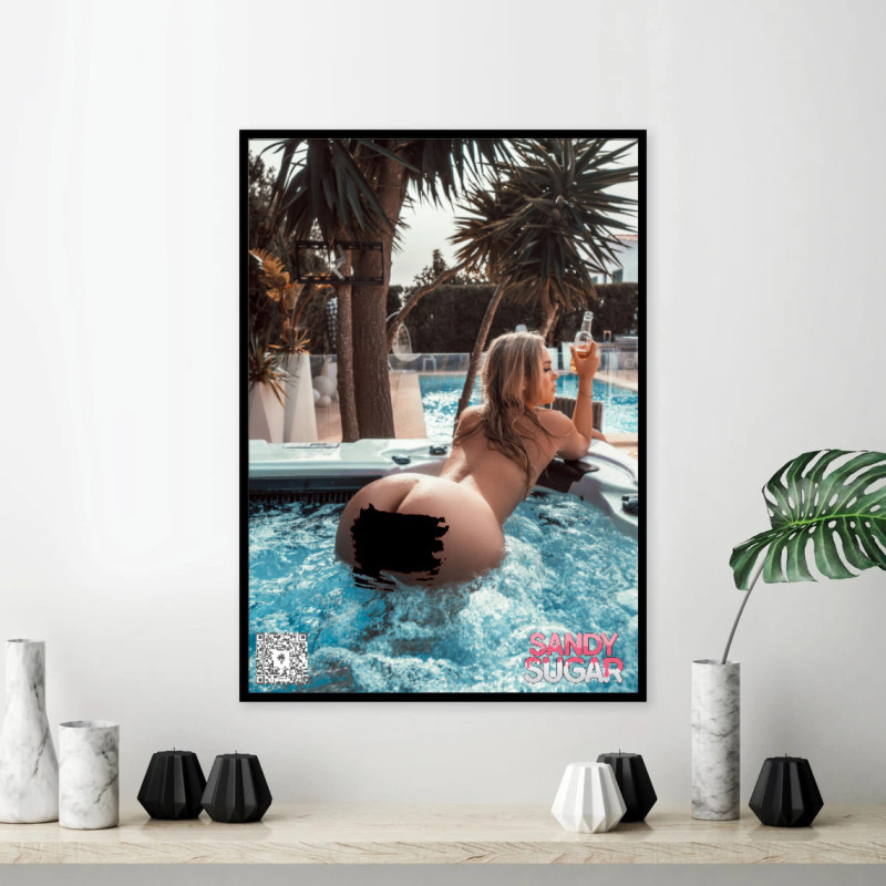 Sandy Sugar A1 Poster - Whirlpool