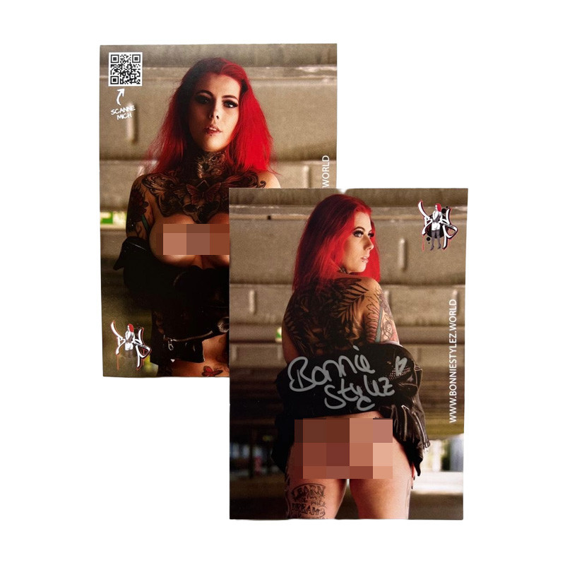 Bonnie Stylez Autogrammkarte - Ass and Boobs