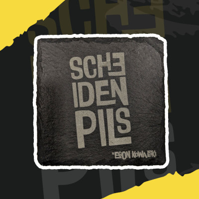 ScheidenPils Slate Coasters