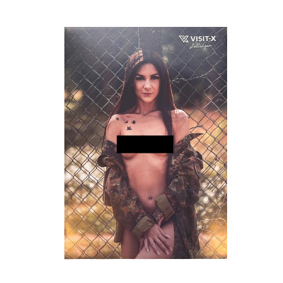 Lullu Gun A2 Poster - Camouflage