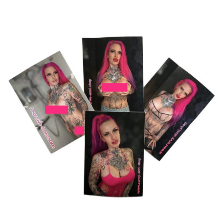 Curvy Anni 4er Stickerset