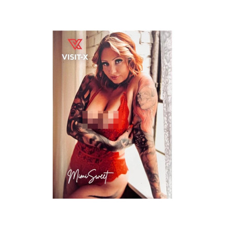 Mimi Sweet Autogrammkarte - red temptation
