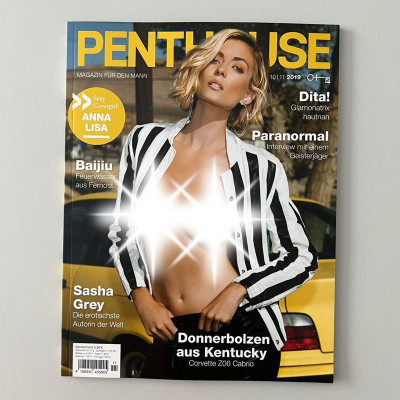 Bettie Ballhaus Special - signiertes Penthouse Magazin