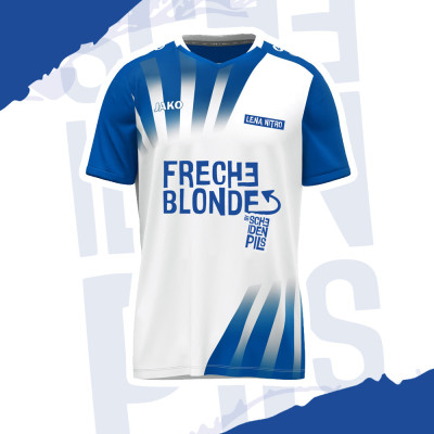Naughty blonde jersey - blue