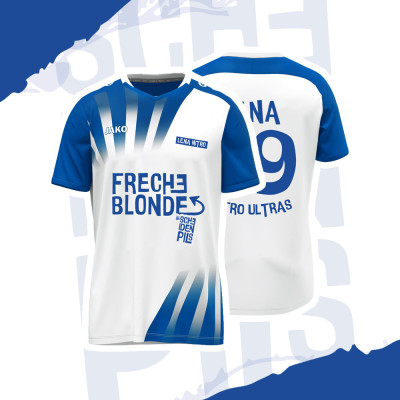 Naughty blonde jersey - blue