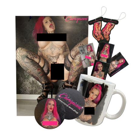 Curvy Anni XL Fanartikel-Set