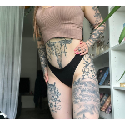 Luna Noir schwarzer Tanga